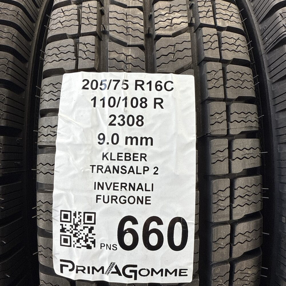 Pneumatici Usati 205 75 R16C 110/108 Kleber Transalp 2 99% Invernali | Gomme Usate | PrimaGomme.it Pneumatici Usati 205 75 R16C 110/108 Kleber Transalp 2 99% Invernali - immagine 3