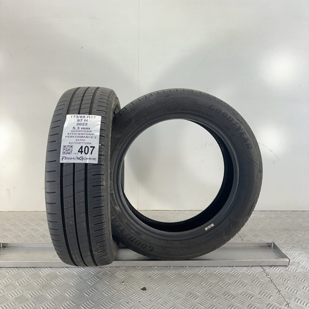 Pneumatici Usati 175 65 R17 87H Goodyear EfficientGrip Performance 2 76% Estive | Gomme Usate | PrimaGomme.it Pneumatici Usati 175 65 R17 87H Goodyear EfficientGrip Performance 2 76% Estive - immagine 4