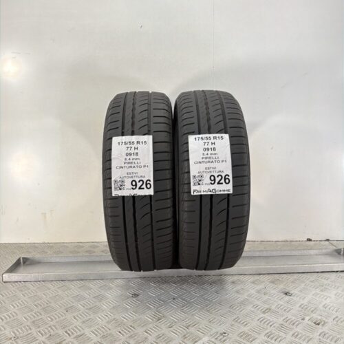 Pneumatici Usati 175 55 R15 77H Pirelli Cinturato P1 77% Estive