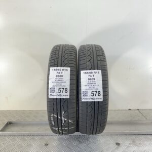 Pneumatici Usati 155 60 R15 74T Kumho Ecsta KH11 88% Estive