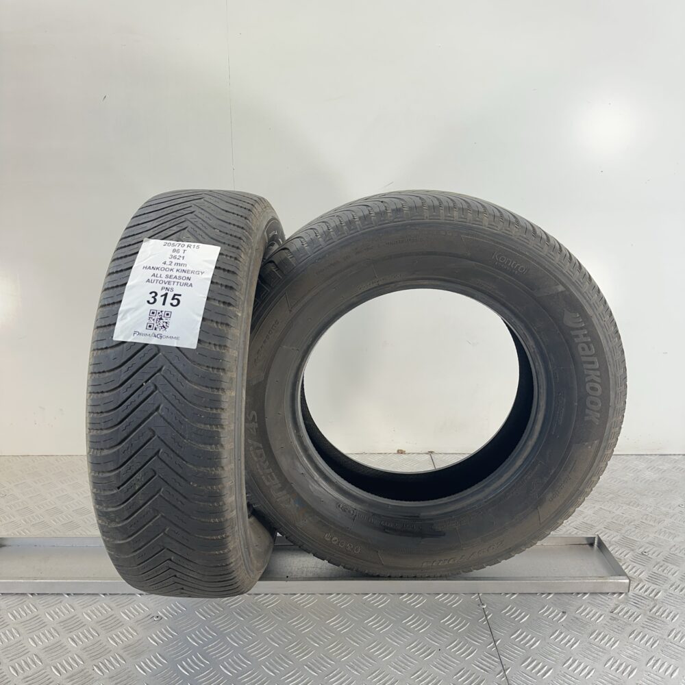 Pneumatici Usati 205 70 R15 96T Hankook Kinergy Quattro Stagioni | Gomme Usate | PrimaGomme.it Pneumatici Usati 205 70 R15 96T Hankook Kinergy Quattro Stagioni - immagine 4