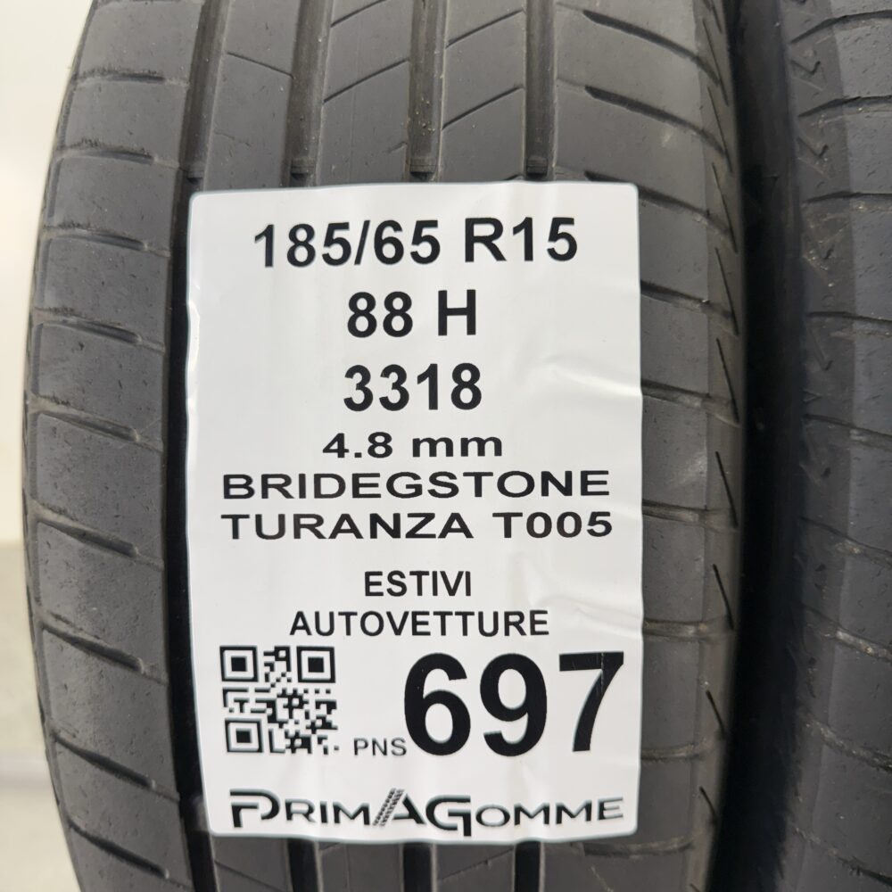 Pneumatici Usati 185 65 R15 88H Bridgestone Turanza T005 Estive | Gomme Usate | PrimaGomme.it Pneumatici Usati 185 65 R15 88H Bridgestone Turanza T005 Estive - immagine 3