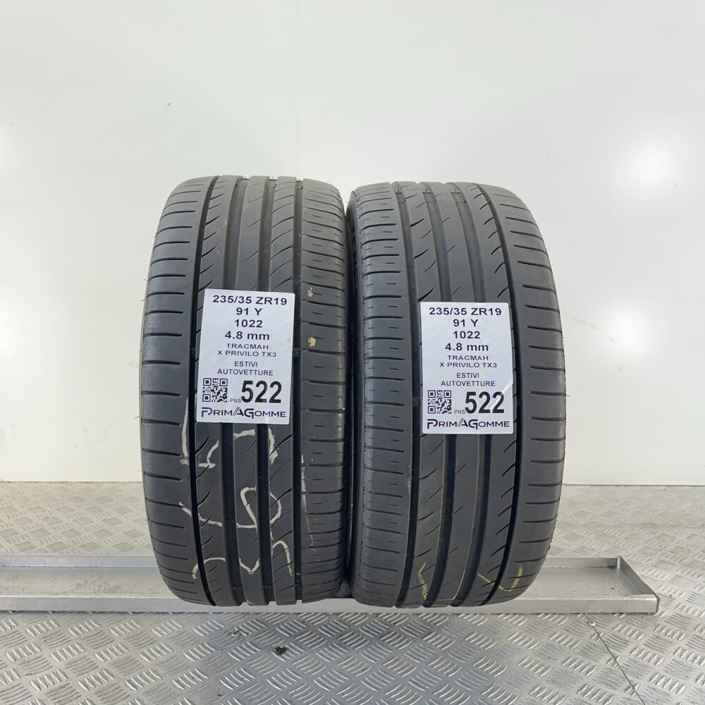 Pneumatici Usati 235 35 ZR19 91Y Tracmah x Privilio TX3 Estive | Gomme Usate | PrimaGomme.it Pneumatici Usati 235 35 ZR19 91Y Tracmah x Privilio TX3 Estive