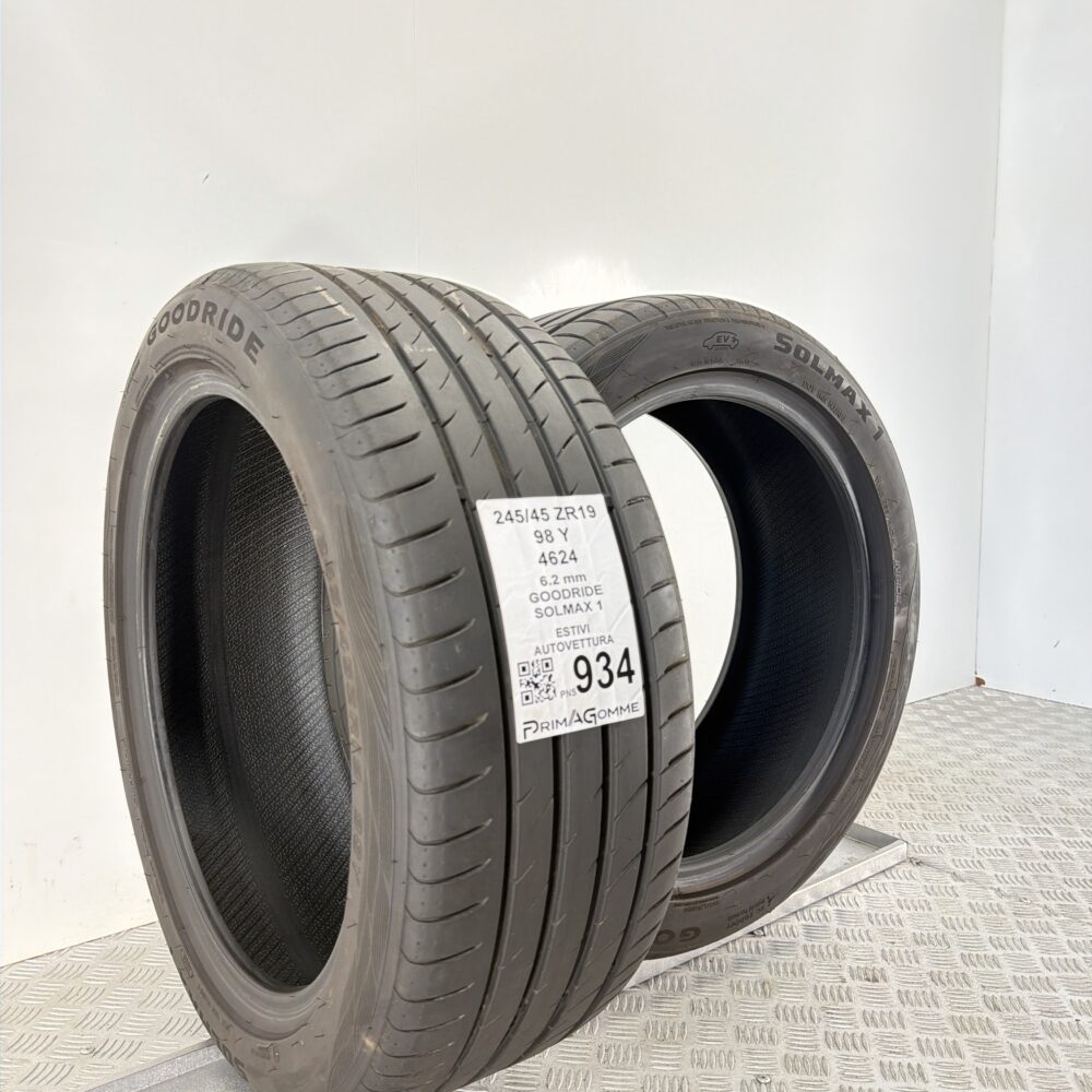 Pneumatici Usati 245 45 ZR19 98Y Goodride Solmax 1 88% Estive | Gomme Usate | PrimaGomme.it Pneumatici Usati 245 45 ZR19 98Y Goodride Solmax 1 88% Estive - immagine 7