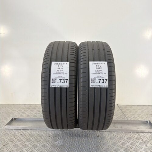 Pneumatici Usati 205 55 R17 91V Pirelli Cinturato P7 70% Estive