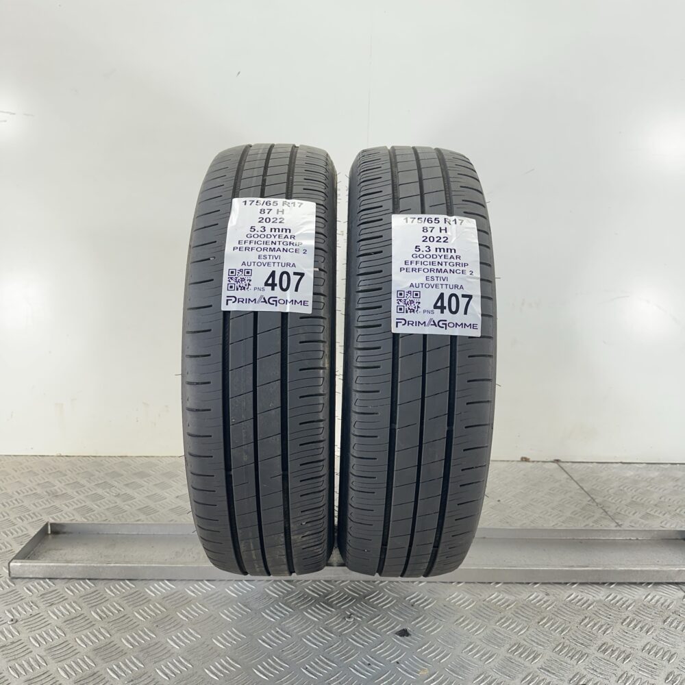 Pneumatici Usati 175 65 R17 87H Goodyear EfficientGrip Performance 2 76% Estive | Gomme Usate | PrimaGomme.it Pneumatici Usati 175 65 R17 87H Goodyear EfficientGrip Performance 2 76% Estive