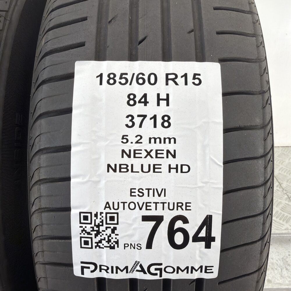 Pneumatici Usati 185 60 R15 84H Nexen Nblue HD 74% Estive | Gomme Usate | PrimaGomme.it Pneumatici Usati 185 60 R15 84H Nexen Nblue HD 74% Estive - immagine 3