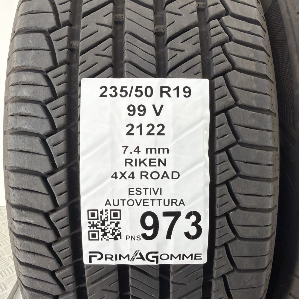 Pneumatici Usati 235 50 R19 99V Riken 4x4 Road 99% Estive | Gomme Usate | PrimaGomme.it Pneumatici Usati 235 50 R19 99V Riken 4x4 Road 99% Estive - immagine 3