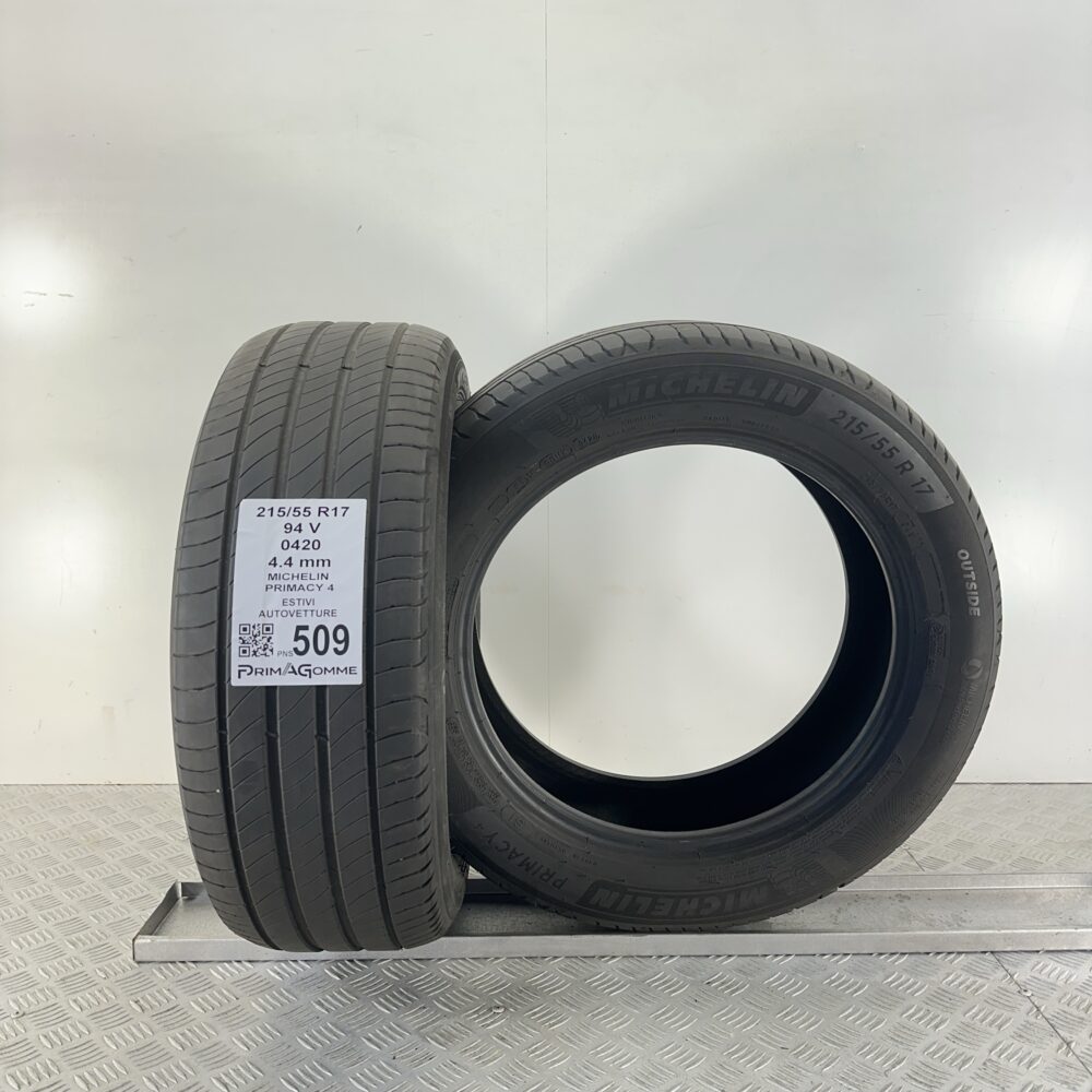Pneumatici Usati 215 55 R17 94V Michelin Primacy 4 Estive | Gomme Usate | PrimaGomme.it Pneumatici Usati 215 55 R17 94V Michelin Primacy 4 Estive - immagine 4