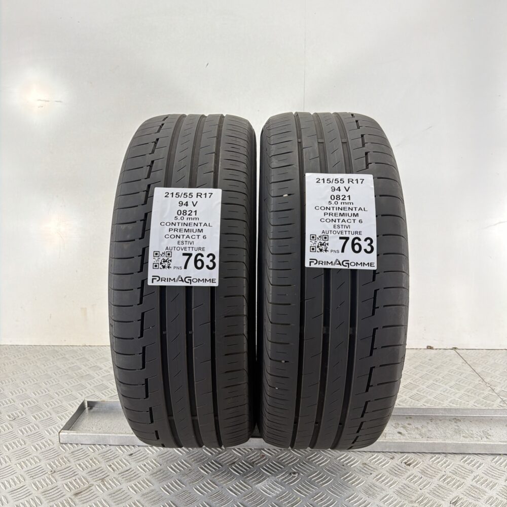 Pneumatici Usati 215 55 R17 94V Continental Premium Contact 6 71% Estive | Gomme Usate | PrimaGomme.it Pneumatici Usati 215 55 R17 94V Continental Premium Contact 6 71% Estive