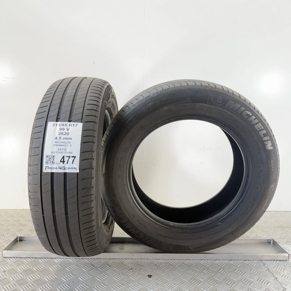 Pneumatici Usati 215 65 R17 99V Michelin Primacy 3 Estive | Gomme Usate | PrimaGomme.it Pneumatici Usati 215 65 R17 99V Michelin Primacy 3 Estive - immagine 4