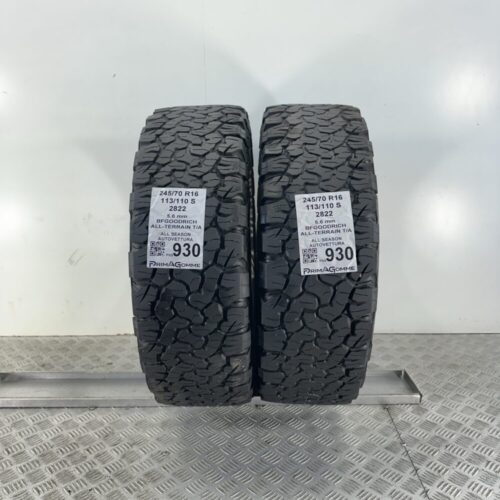 Pneumatici Usati 245 70 R16 113 110 S BFGoodrich All-Terrain T/A 70% Quattro Stagioni