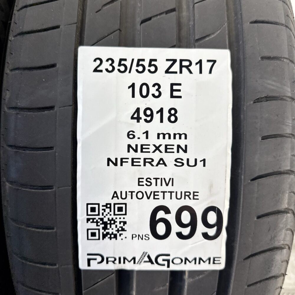 Pneumatici Usati 235 55 ZR17 103E Nexen Nfera SU1 87% Estive | Gomme Usate | PrimaGomme.it Pneumatici Usati 235 55 ZR17 103E Nexen Nfera SU1 87% Estive - immagine 3