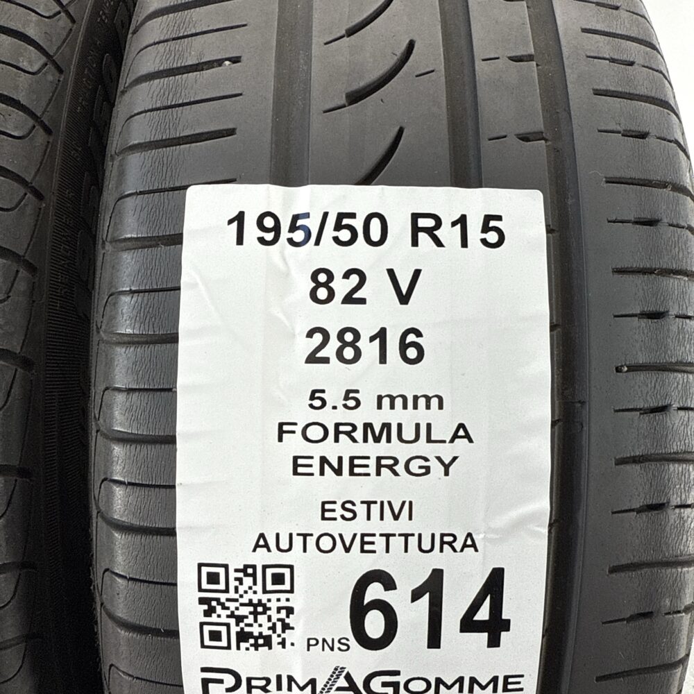 Pneumatici Usati 195 50 R15 82V Formula Energy 78% Estive | Gomme Usate | PrimaGomme.it Pneumatici Usati 195 50 R15 82V Formula Energy 78% Estive - immagine 3