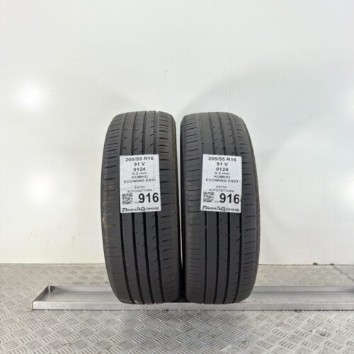 Pneumatici Usati 205 55 R16 91V Kumho Ecowing ES31 90% Estive