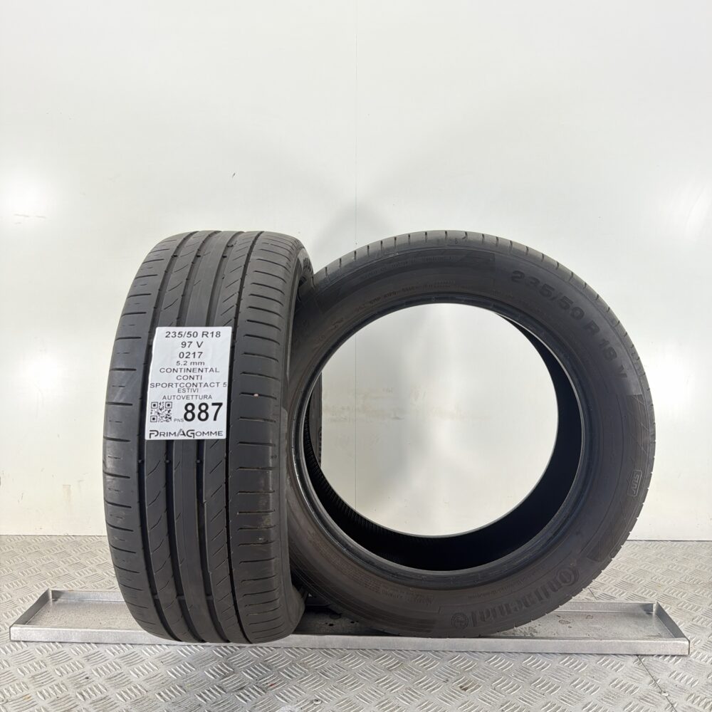 Pneumatici Usati 235 50 R18 97V Continental SportContact 5 74% Estive | Gomme Usate | PrimaGomme.it Pneumatici Usati 235 50 R18 97V Continental SportContact 5 74% Estive - immagine 6