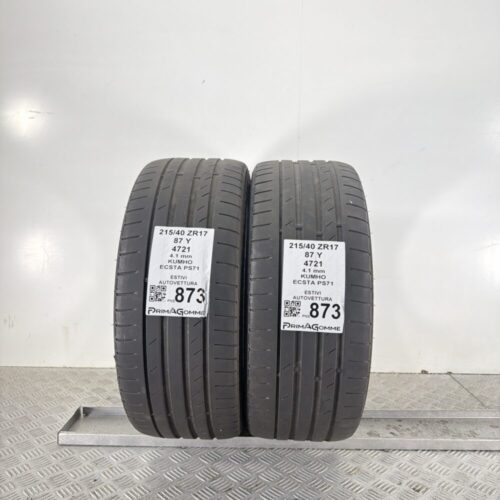 Gomme Usate 215 40 ZR17 87Y Kumho Ecsta PS71 Estive