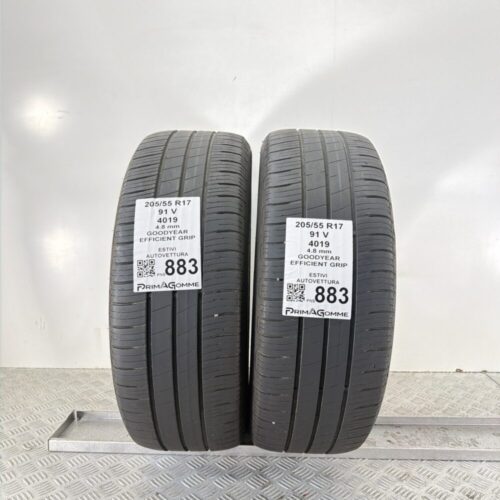 Pneumatici Usati 205 55 R17 91V Goodyear Efficient Grip Estive