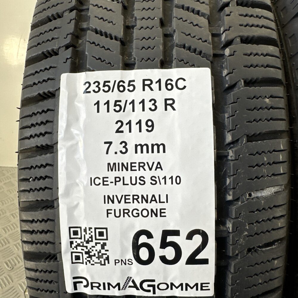 Pneumatici Usati 235 65 R16C 115/113R Minerva Ice-Plus S110 99% Invernali | Gomme Usate | PrimaGomme.it Pneumatici Usati 235 65 R16C 115/113R Minerva Ice-Plus S110 99% Invernali - immagine 3