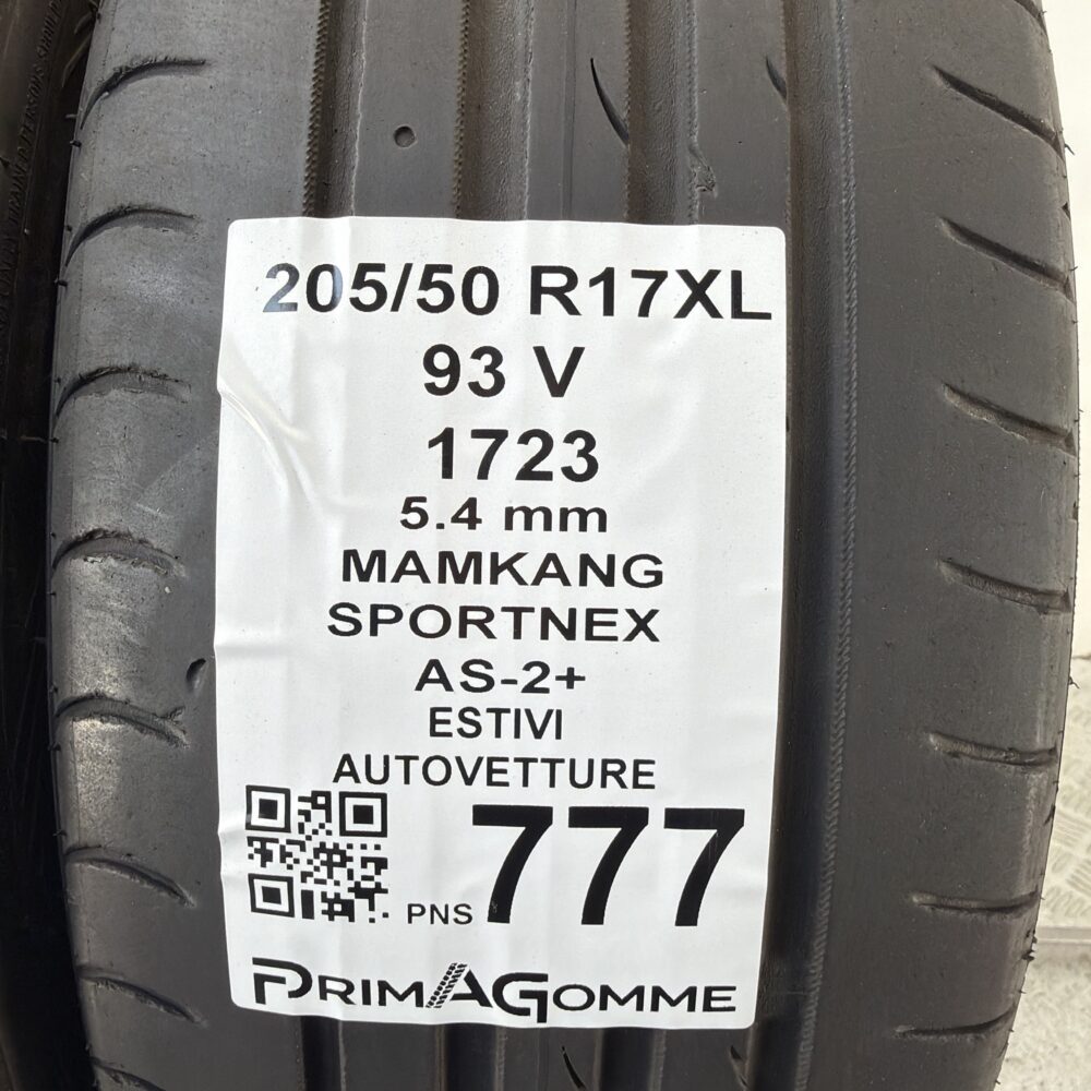 Pneumatici Usati 205 50 R17 XL 93V Nankang Sportnex AS-2+ 77% Estive | Gomme Usate | PrimaGomme.it Pneumatici Usati 205 50 R17 XL 93V Nankang Sportnex AS-2+ 77% Estive - immagine 3