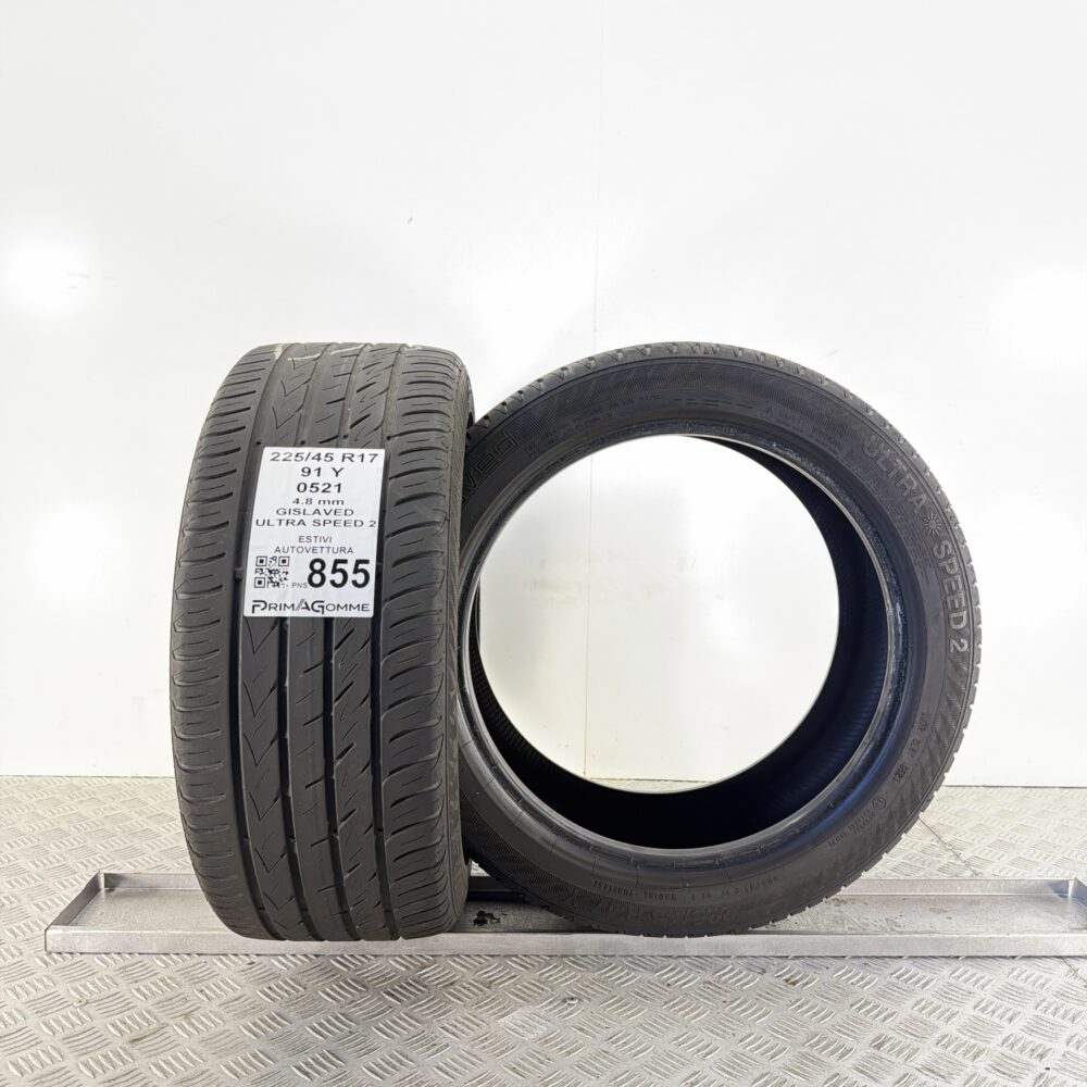 Pneumatici Usati 225 45 R17 91Y Gislaved Ultra Speed 2 Estive | Gomme Usate | PrimaGomme.it Pneumatici Usati 225 45 R17 91Y Gislaved Ultra Speed 2 Estive - immagine 4