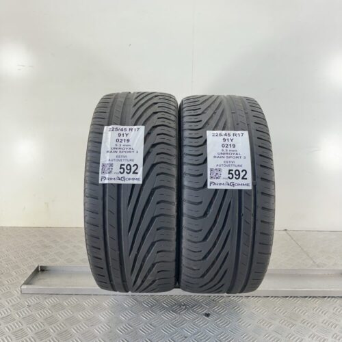 Pneumatici Usati 225 45 R17 91Y Uniroyal Rain Sport 3 78% Estive