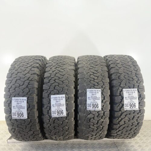 Pneumatici Usati 265 75 R16 119/116R BFgoodrich All-Terrain T/A 75% 4 Stagioni