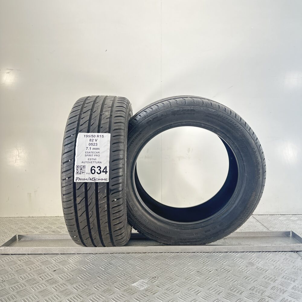 Pneumatici Usati 195 50 R15 82V Esatecar Spirit Pro 99% Estive | Gomme Usate | PrimaGomme.it Pneumatici Usati 195 50 R15 82V Esatecar Spirit Pro 99% Estive - immagine 4