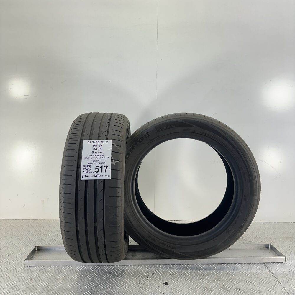 Pneumatici Usati 225 50 R17 98W Goodride Zupereco Z-107 71% Estive | Gomme Usate | PrimaGomme.it Pneumatici Usati 225 50 R17 98W Goodride Zupereco Z-107 71% Estive - immagine 4