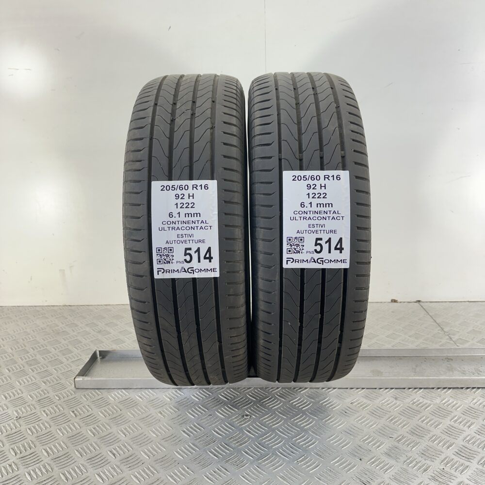 Pneumatici Usati 205 60 R16 92H Continental UltraContact 87% Estive | Gomme Usate | PrimaGomme.it Pneumatici usati 205 60 R16 Continental UltraContact - foto 3