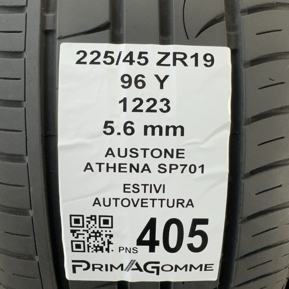 Pneumatici Usati 225 45 ZR19 96Y Austone Athena SP701 80% Estive | Gomme Usate | PrimaGomme.it Pneumatici Usati 225 45 ZR19 96Y Austone Athena SP701 80% Estive - immagine 3