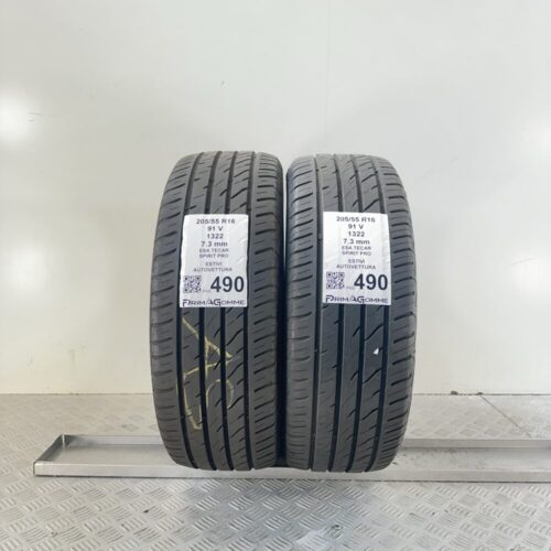 Pneumatici Usati 205 55 R16 91V ESA TECAR Spirit Pro 99% Estive