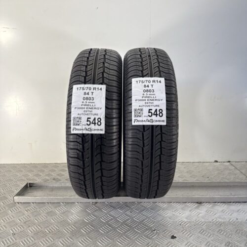 Pneumatici Usati 175 70 R14 84T Pirelli P3000 Energy 90% Estive
