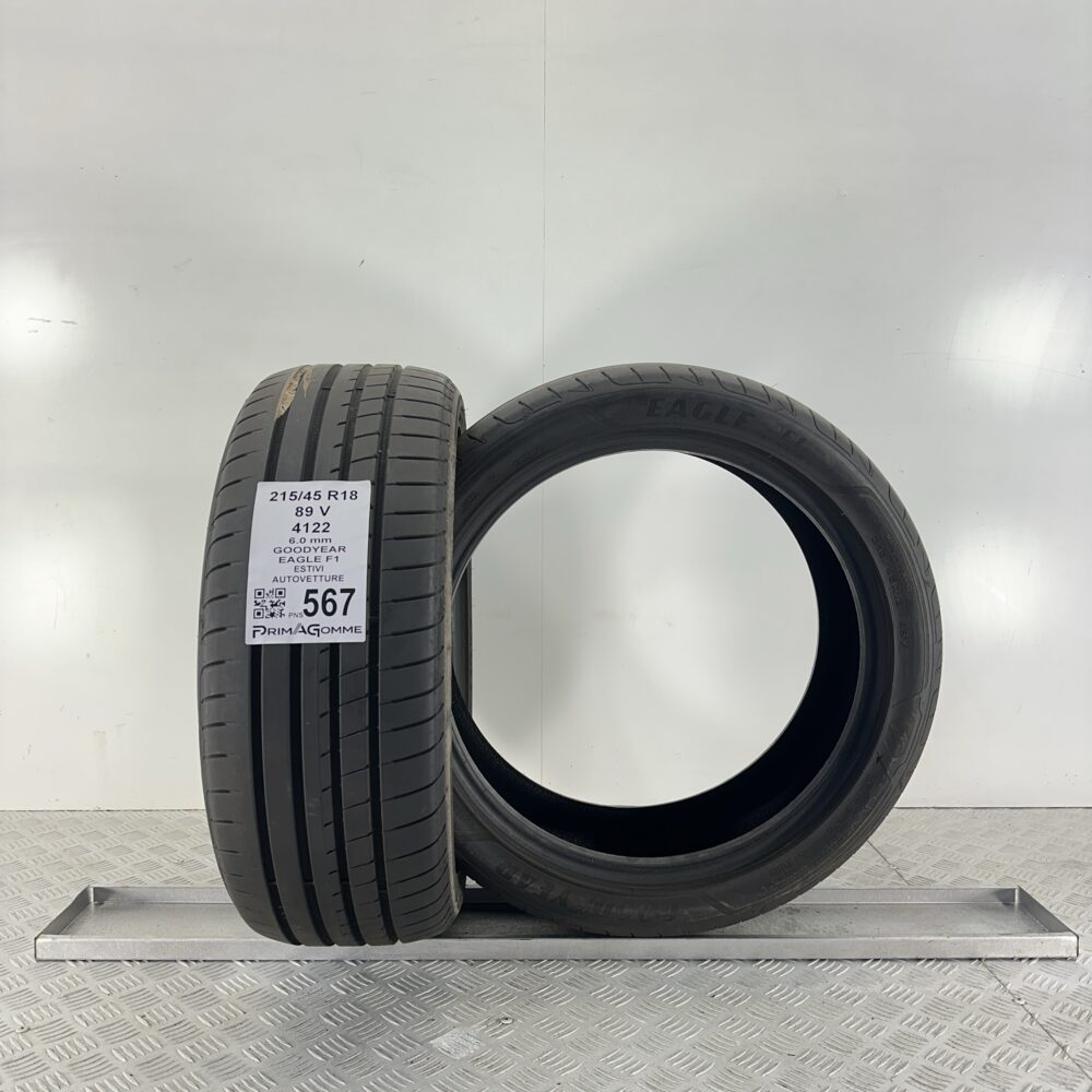 Pneumatici Usati 215 45 R18 89V Goodyear Eagle F1 86% Estive | Gomme Usate | PrimaGomme.it Pneumatici Usati 215 45 R18 89V Goodyear Eagle F1 86% Estive - immagine 4