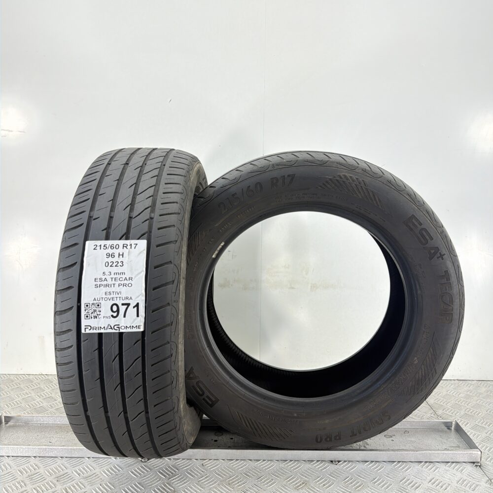 Pneumatici Usati 215 60 R17 96H ESA TECAR SPIRIT PRO 76% Estive | Gomme Usate | PrimaGomme.it Pneumatici Usati 215 60 R17 96H ESA TECAR SPIRIT PRO 76% Estive - immagine 4