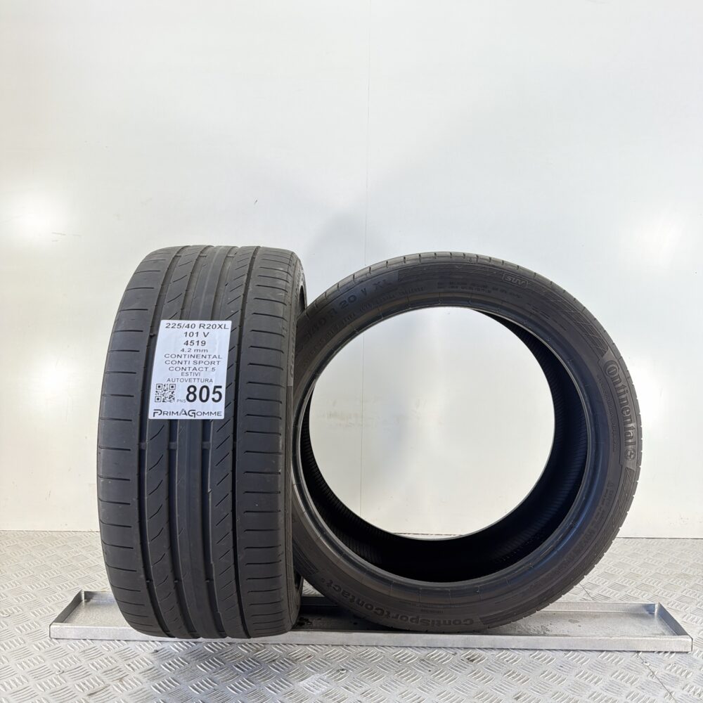 Pneumatici Usati 225 40 R20 XL 101V Continental ContiSportContact 5 Estive | Gomme Usate | PrimaGomme.it Pneumatici Usati 225 40 R20 XL 101V Continental ContiSportContact 5 Estive - immagine 5