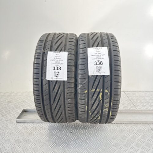 Pneumatici Usati 215 40 R17 87Y Uniroyal Sport 86% Estive