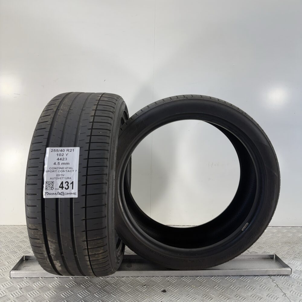Pneumatici Usati 255 40 R21 102Y Continental Sport Contact 7 Estive | Gomme Usate | PrimaGomme.it Pneumatici Usati 255 40 R21 102Y Continental Sport Contact 7 Estive - immagine 4