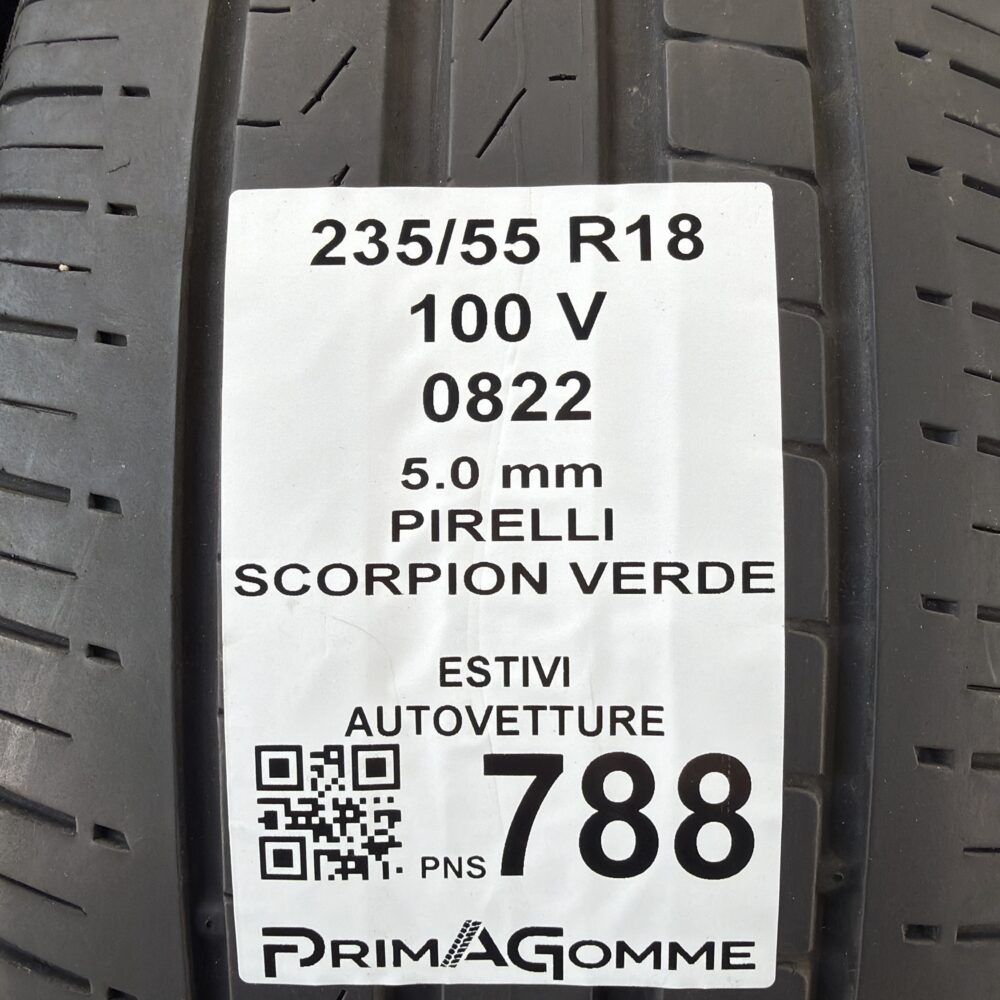 Pneumatici Usati 235 55 R18 100V Pirelli Scorpion Verde 71% Estive | Gomme Usate | PrimaGomme.it Pneumatici Usati 235 55 R18 100V Pirelli Scorpion Verde 71% Estive - immagine 3
