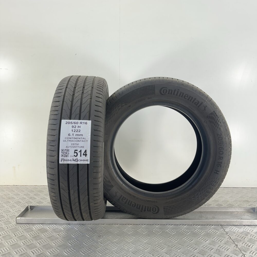 Pneumatici Usati 205 60 R16 92H Continental UltraContact 87% Estive | Gomme Usate | PrimaGomme.it Pneumatici usati 205 60 R16 Continental UltraContact - foto 4