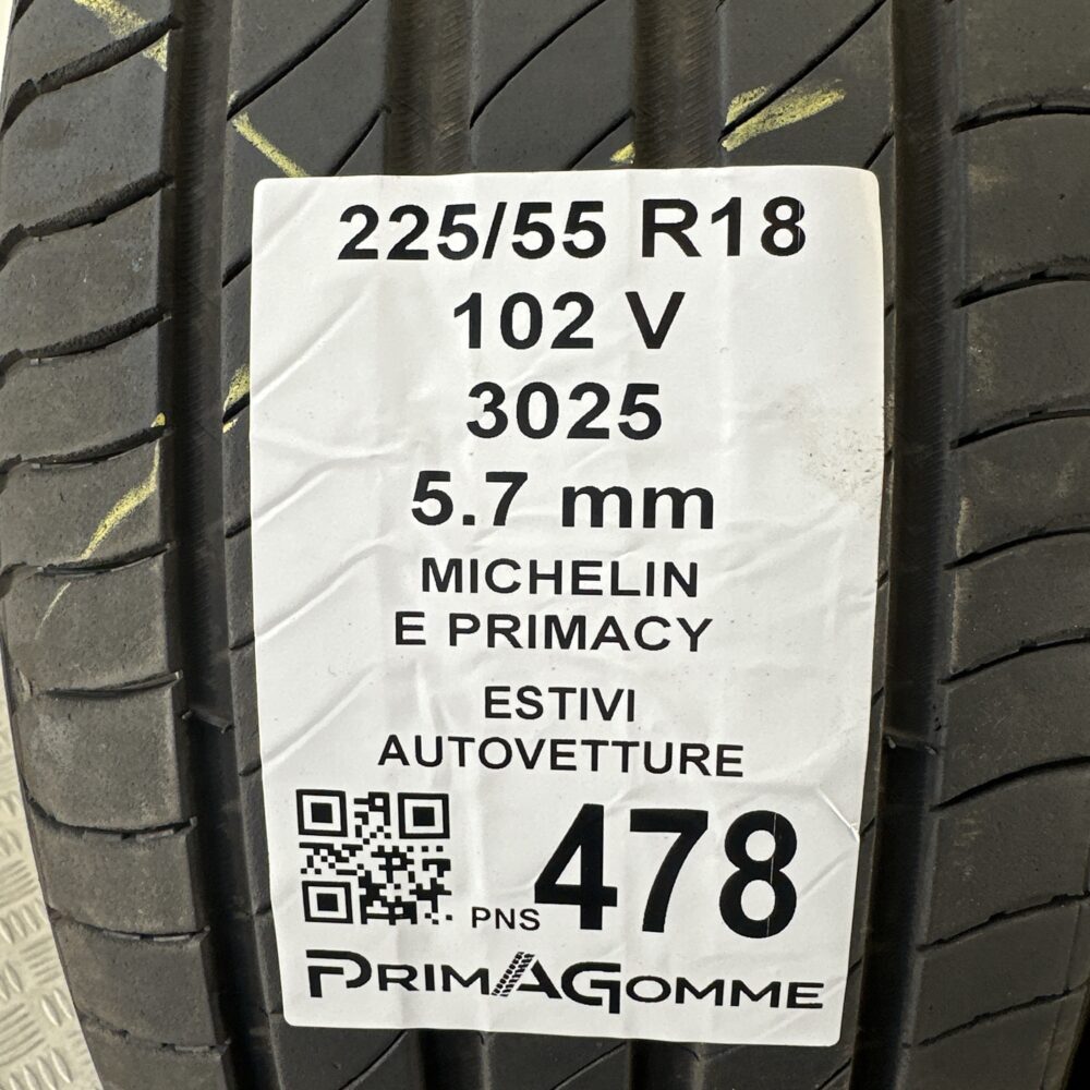 Pneumatici Usati 225 55 R18 102V Michelin E Primacy 81% Estive | Gomme Usate | PrimaGomme.it Pneumatici Usati 225 55 R18 102V Michelin E Primacy 81% Estive - immagine 3
