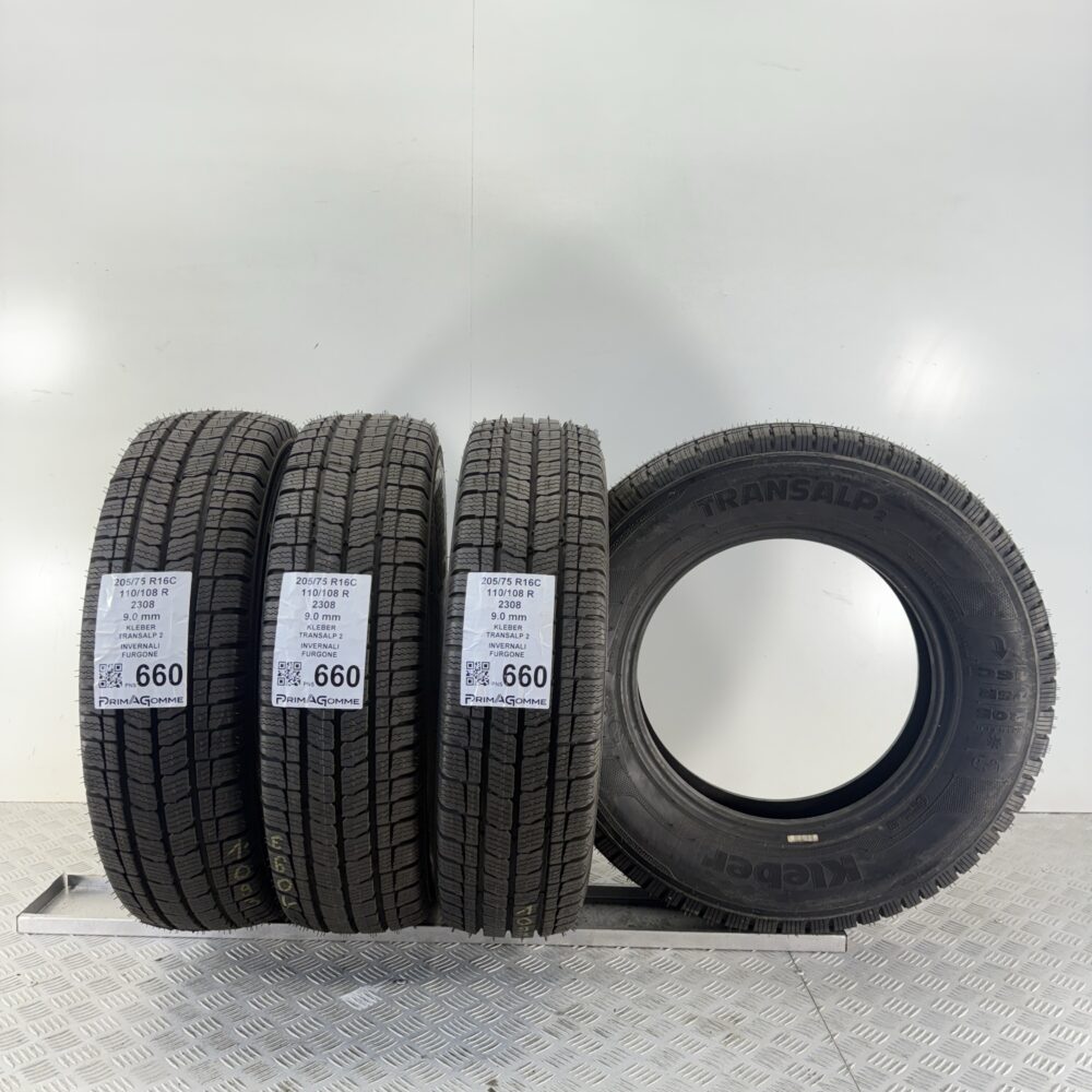 Pneumatici Usati 205 75 R16C 110/108 Kleber Transalp 2 99% Invernali | Gomme Usate | PrimaGomme.it Pneumatici Usati 205 75 R16C 110/108 Kleber Transalp 2 99% Invernali - immagine 5