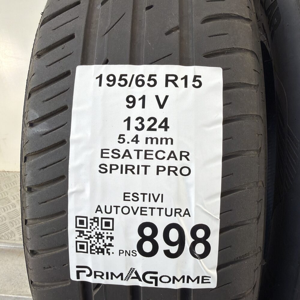 Gomme Usate 195 65 R15 91V Esatecar Spirit Pro 78% Estive | Gomme Usate | PrimaGomme.it Gomme Usate 195 65 R15 91V Esatecar Spirit Pro 78% Estive - immagine 3