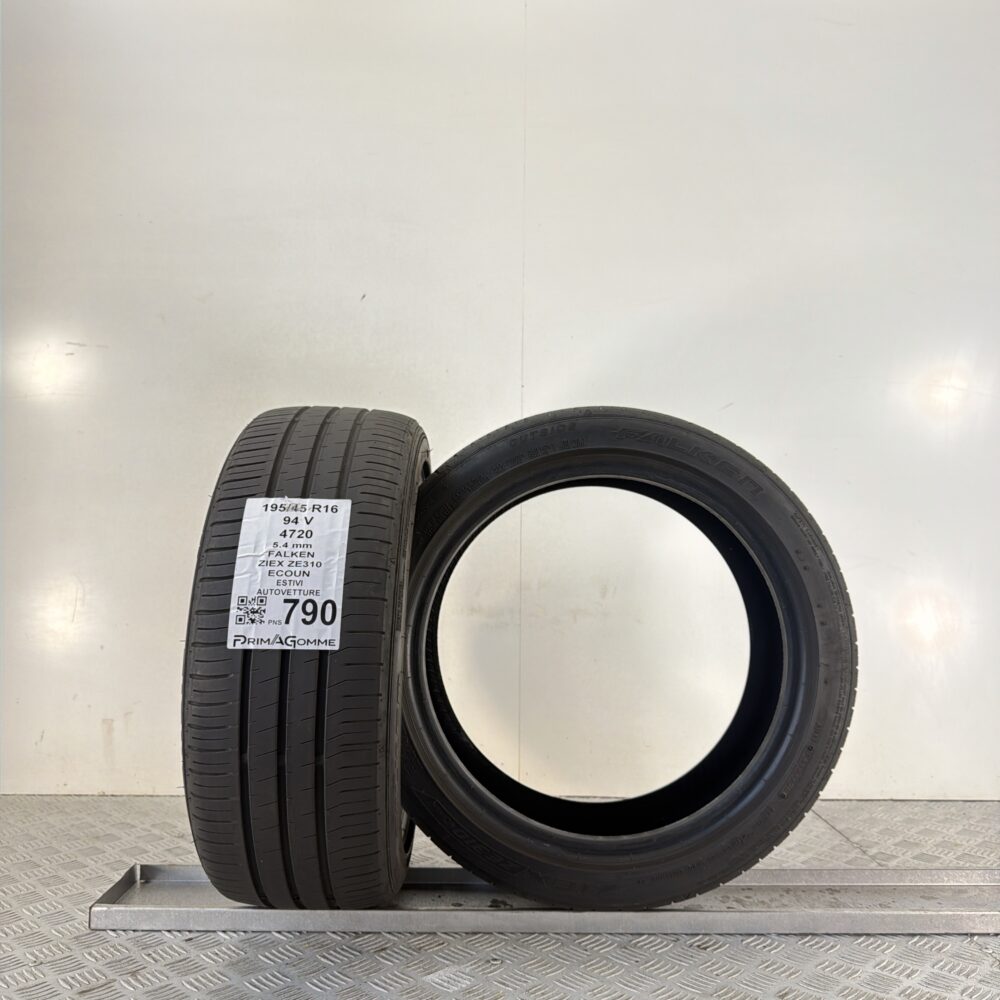 Pneumatici Usati 195 45 R16 94V Falken Ziex ZE310 77% Estive | Gomme Usate | PrimaGomme.it Pneumatici Usati 195 45 R16 94V Falken Ziex ZE310 77% Estive - immagine 5