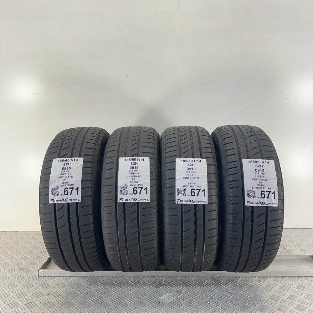Pneumatici Usati 185 60 R14 82H Pirelli Cinturato P1 78% Estive | Gomme Usate | PrimaGomme.it Pneumatici usati 185 60 R14 Pirelli Cinturato P1 - foto 4