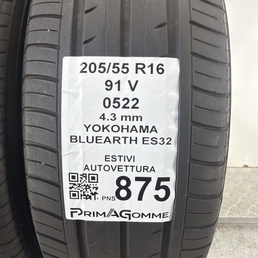 Pneumatici Usati 205 55 R16 91V Yokohama Bluearth ES32 Estive | Gomme Usate | PrimaGomme.it Pneumatici Usati 205 55 R16 91V Yokohama Bluearth ES32 Estive - immagine 3