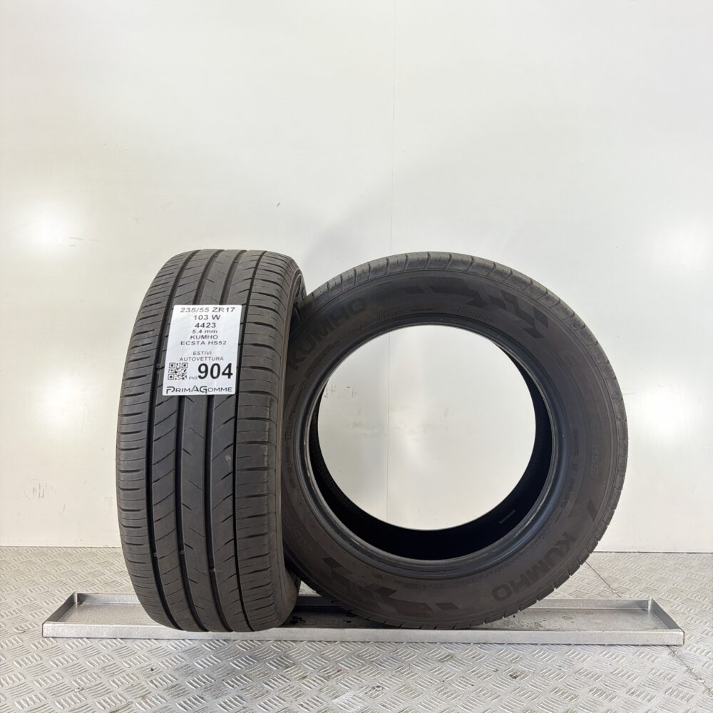 Gomme Usate 235 55 ZR17 103W Kumho Ecsta HS52 77% Estive | Gomme Usate | PrimaGomme.it Gomme Usate 235 55 ZR17 103W Kumho Ecsta HS52 77% Estive - immagine 4