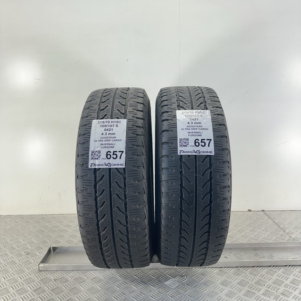 Pneumatici Usati 215 70 R15C 109/107S Goodyear Ultra Grip Cargo Invernali | Gomme Usate | PrimaGomme.it Pneumatici Usati 215 70 R15C 109/107S Goodyear Ultra Grip Cargo Invernali