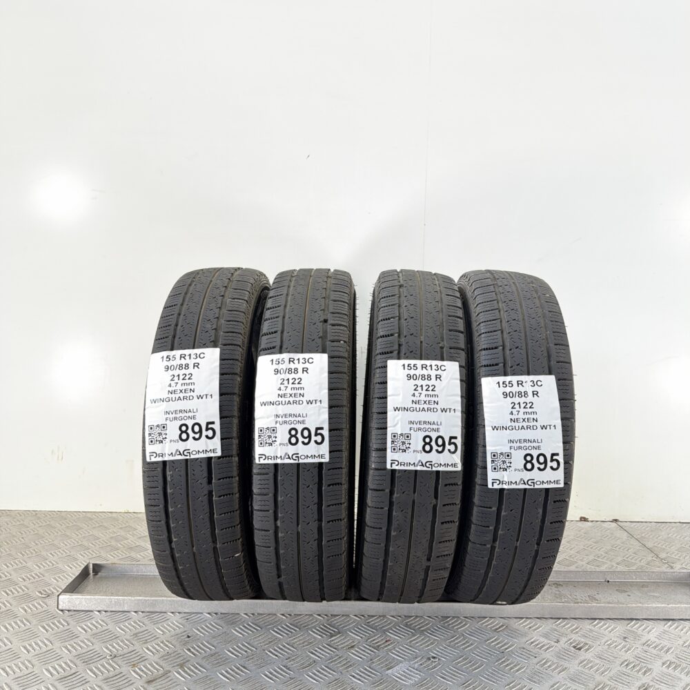 Gomme Usate 155 R13C 90 88R Nexen Winguard WT1 Invernali | Gomme Usate | PrimaGomme.it Gomme Usate 155 R13C 90 88R Nexen Winguard WT1 Invernali