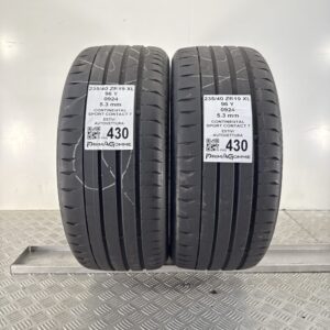 Pneumatici Usati 235 40 ZR19 XL 96Y Continental Sport Contact 7 78% Estive
